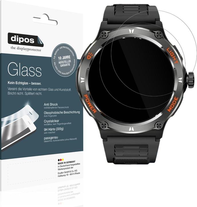 Actual product image Dipos Anti-Shock Screen Protector Clear