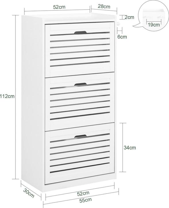 Produktbild SoBuy Stanley (55 x 112 x 30 cm)