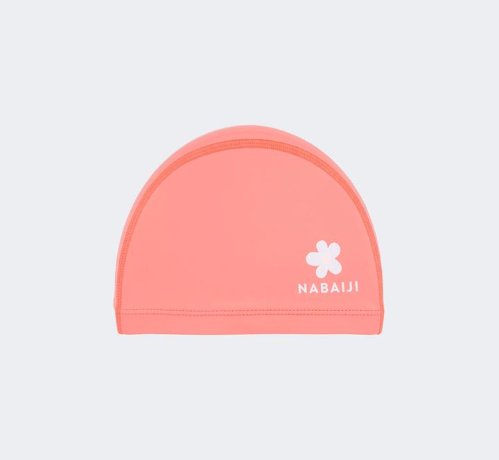 Nabaiji Swimming cap fabric coated print size S - pink Marg