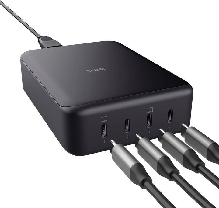 Immagine prodotto Trust Caricabatterie da tavolo MAXO 240W 4-PORT USB-C (240 W)