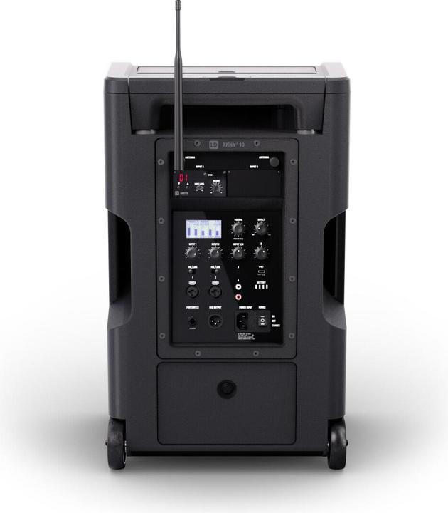 Produktbild LD Systems ANNY® 10 HHD B5 - 10" Mobiler Bluetooth® PA-Lautsprecher mit Akku, Mixer und 1x Funkmikrofon (1x 80 W)