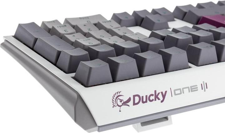 Produktbild Ducky One 3 Mist Grey Gaming Tastatur, RGB LED - MX-Ergo-Clear (US, Kabelgebunden)