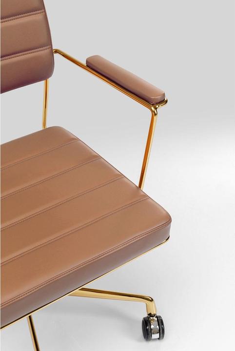 Image du produit Kare Design Chaise pivotante de bureau Dottore marron