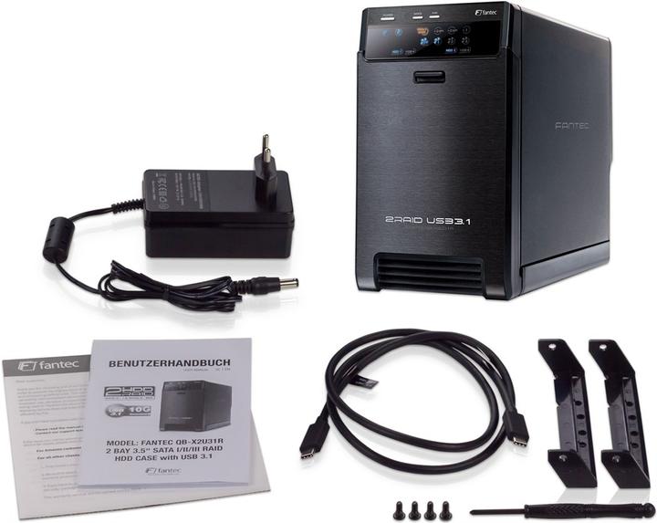 Immagine prodotto Fantec QB-X2U31z 2 x 3.5 SATA Raid HDD USB 3.1 (3.5")
