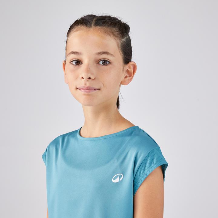 Produktbild Artengo Tennis-Shirt Mädchen TTS Soft türkis (10, 11, 12)