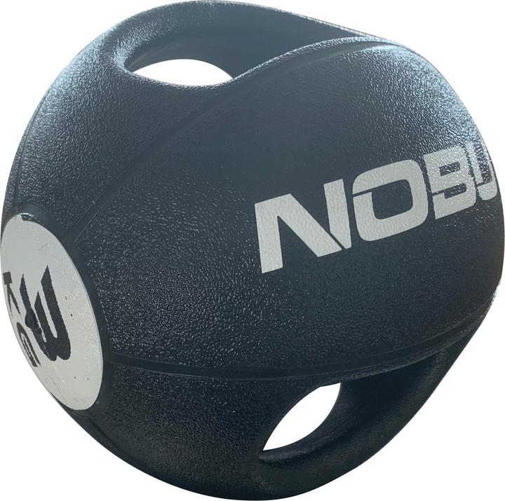 Nobu Athletics Medicine Ball mit doppelten Griffen (3 kg, 230 mm)