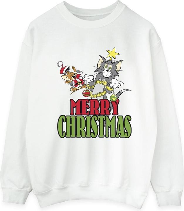 Immagine prodotto Tom & Jerry Merry Christmas Baubles Felpa Uomo (XL)