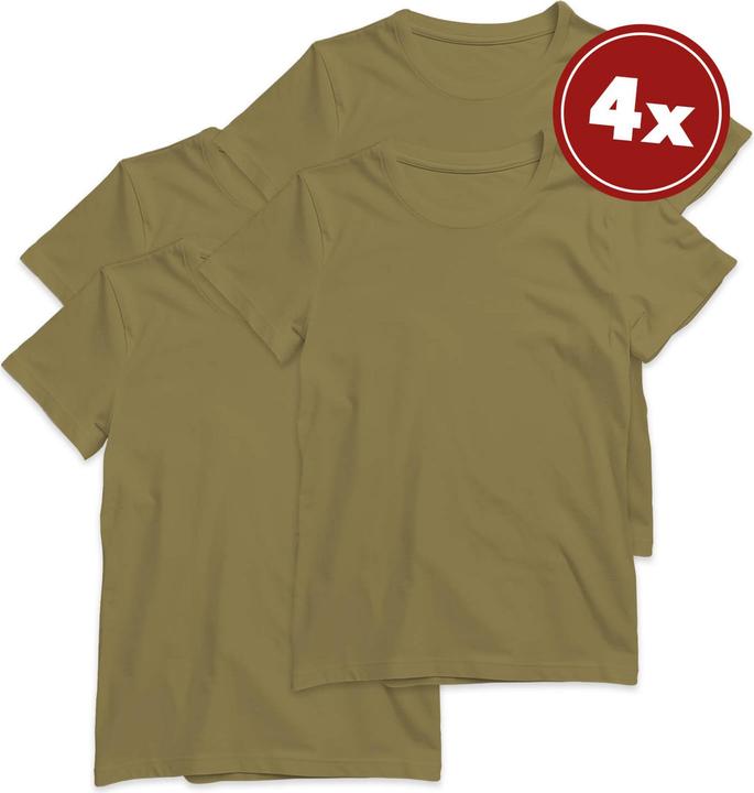 Army Shop 4er-Set Qualitäts T-Shirt