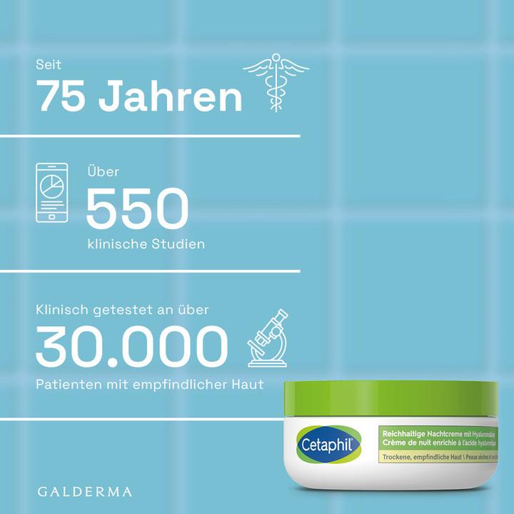 Actual product image Cetaphil Daily Essentials Reichhalt Nachtcreme mit Hyaluronsäure (48 ml, Night cream)