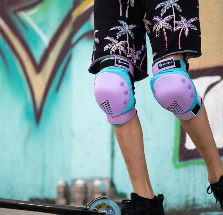 Image du produit Skatewiz Protections de patin (L, Coudes, Protège-poignets, Genouillère, 6 pièces)