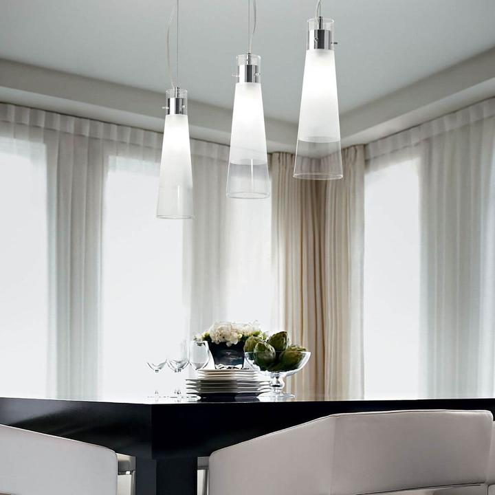 Image du produit Ideal lux KUKY Suspension E27 3-fois ⌀110mm dimmable Clair 033952 (E27)
