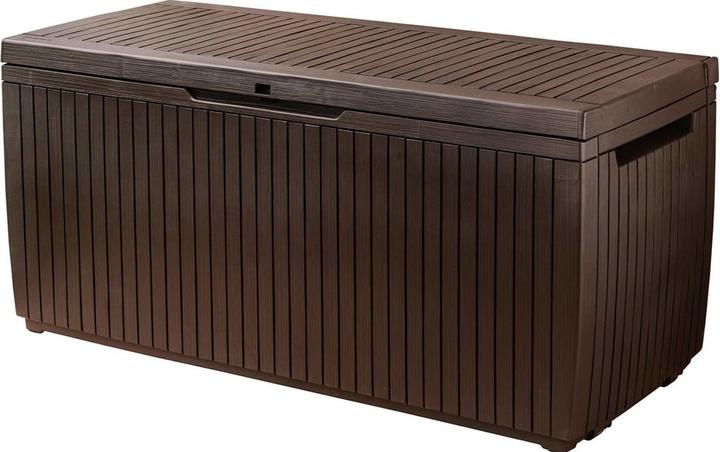 Keter Springwood Storage Box 305L uzglabāšanas kaste brūna 29202378590 (305 l)