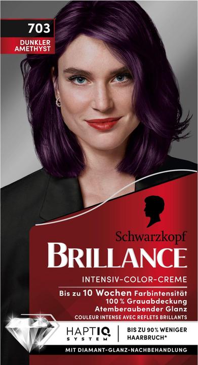 Produktbild Schwarzkopf Brillance Intensiv-Color-Creme (703 Dunkler Amethyst)