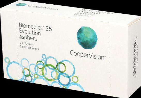 Actual product image Biomedics 55 Evolution (6 Piece, Monthly lens, Spherical)