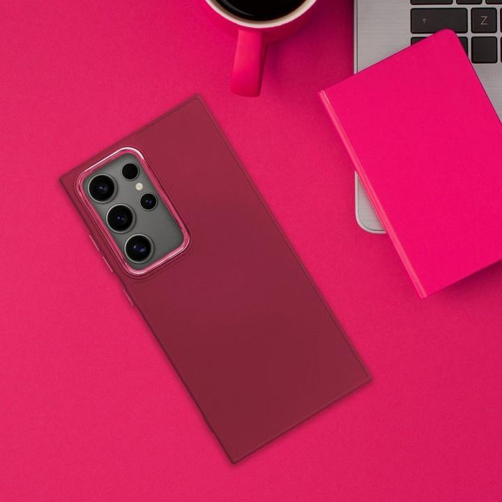 Immagine prodotto OEM Back panel cover FRAME Case for SAMSUNG S25 magenta (Samsung Galaxy S25)