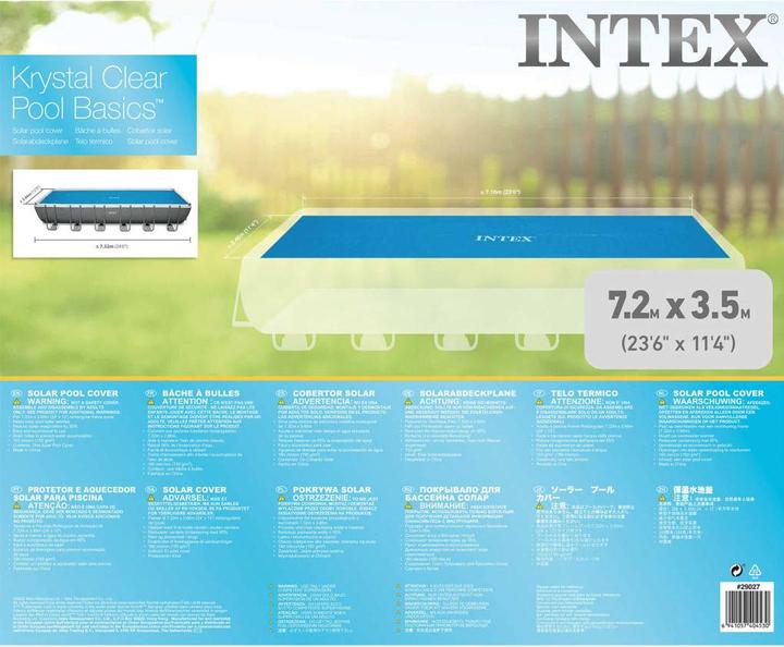 Actual product image Intex Solar tarpaulin