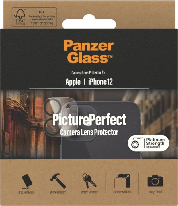 Produktbild PanzerGlass PicturePerfect Camera Lens Protector (1 Stück, Apple iPhone 12)