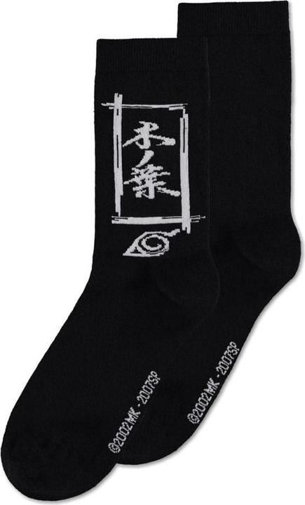 Produktbild Difuzed NARUTO Shippuden - Symbol - Pack de 3 Paires de Chaussettes (T43-46) (3er Pack, 43, 46)