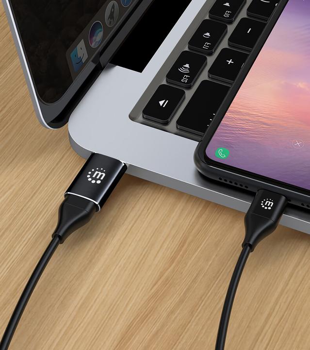 Actual product image Manhattan USB A - USB C adapter (USB 3.2 Gen 2)