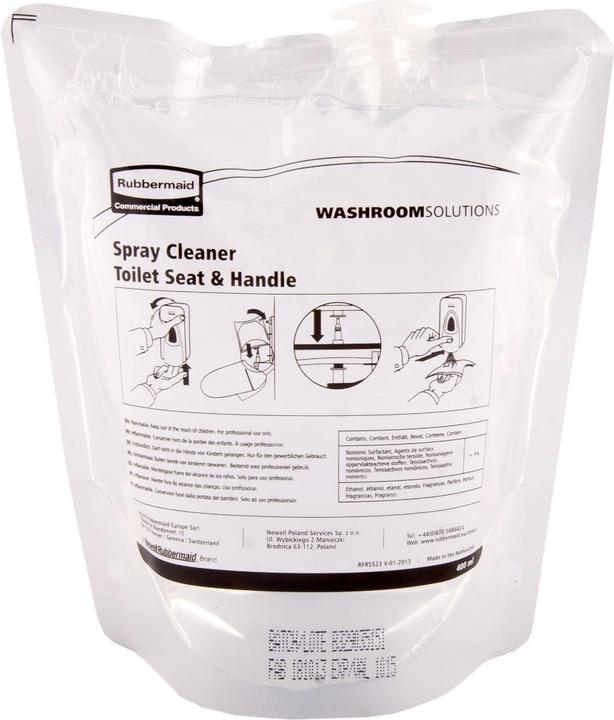 Image du produit Rubbermaid Produit nettoyant pour lunettes de WC, aérosol de produit nettoyant, sachet de