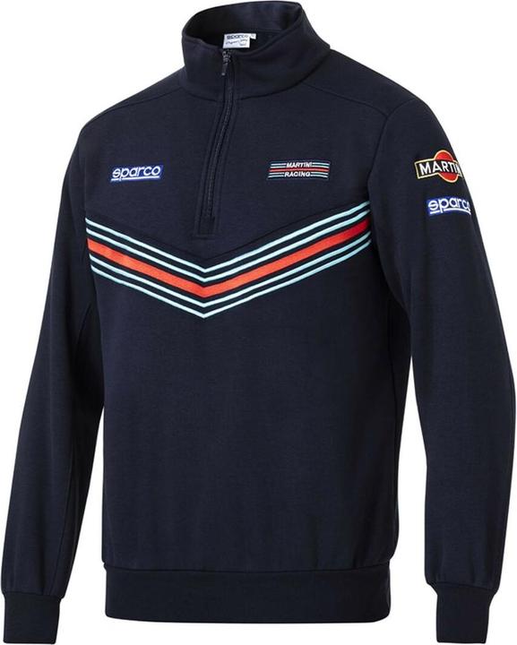 Actual product image Sparco Martini Racing Half Zip Sweatshirt (M)