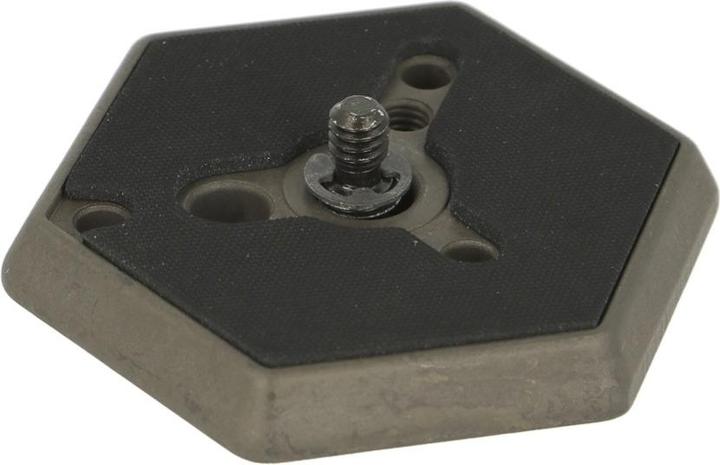 Immagine prodotto Manfrotto 030-14, piastra di sgancio rapido da 1/4" (Piastra a sgancio rapido per treppiede)