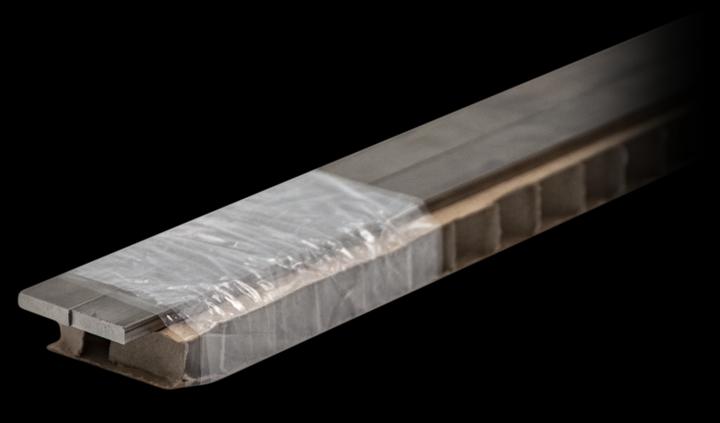 Actual product image Brütsch-Rüegger Metals Flat profile Stainless steel, 12.00 x 5.00 mm (2 x 1.5 m)