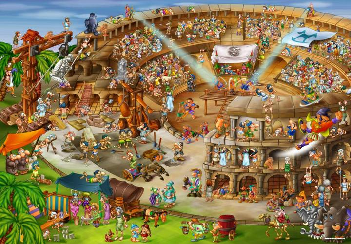 Actual product image D-Toys Cartoon puzzle 1,000 pieces - Colosseum (1000 pieces)