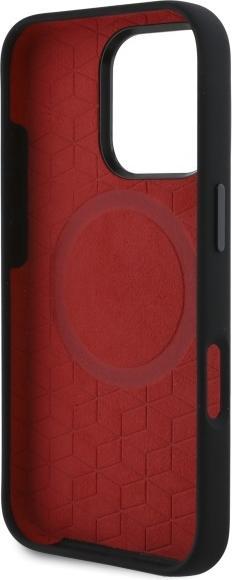 Productafbeelding BMW BMHMP16X23SLIK iPhone 16 Pro Max 6,9" czarny/zwart hardcase Siliconen Draailijnen MagSafe (Apple iPhone 16 Pro Max)