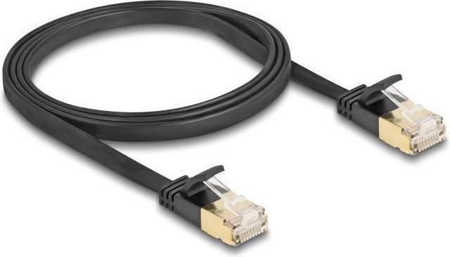 Produktbild Delock RJ45 Netzwerkkabel Cat.6A Stecker zu Stecker mit robu (U/FTP, CAT7, 1 m)