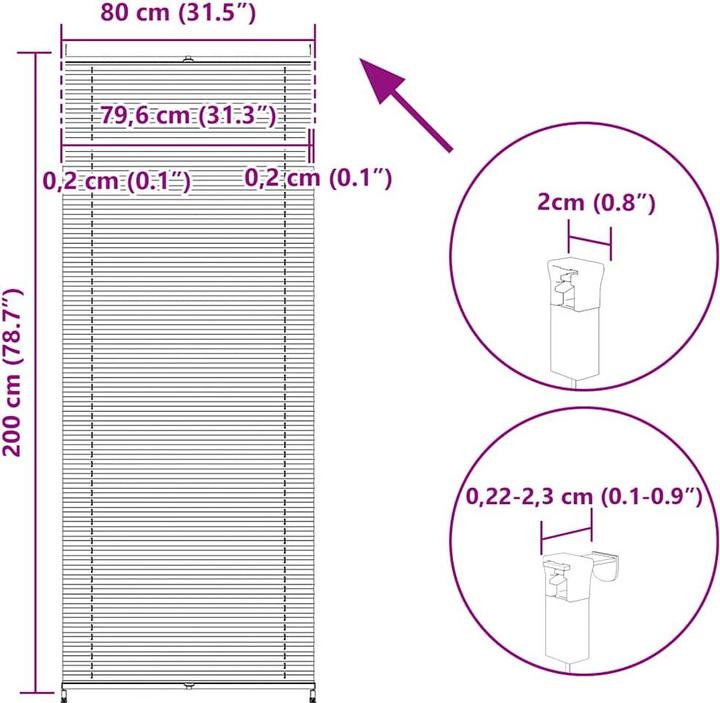 Actual product image VidaXL Dionis (80 x 200 cm)
