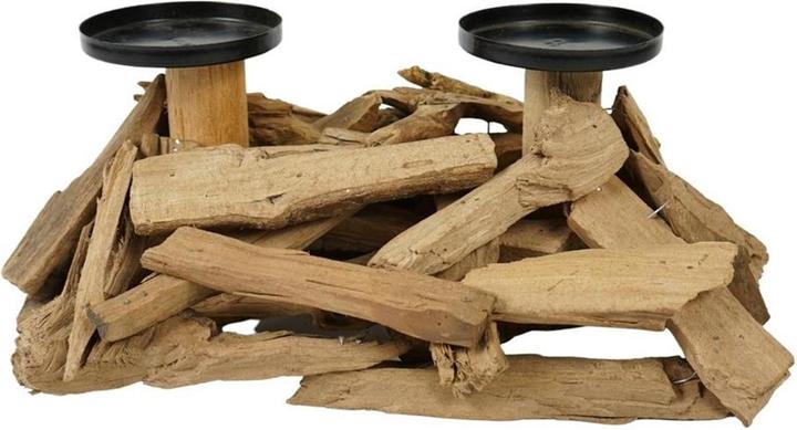 Produktbild HTI-Living Kerzenhalter aus Treibholz für 2 Kerzen (B)
