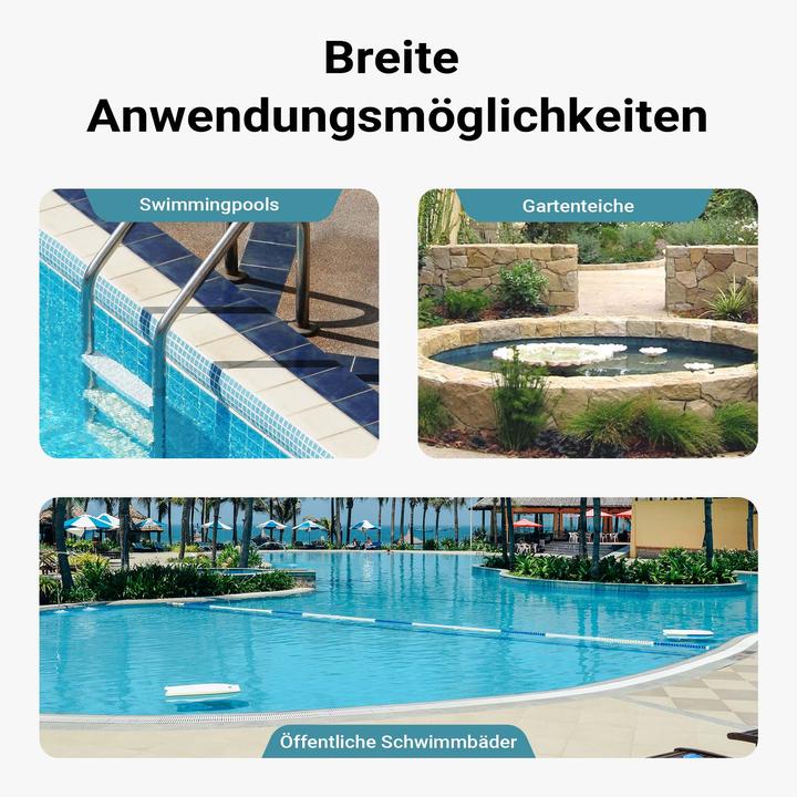 Produktbild Wiltec Poolschlauch 21 m ⌀32 mm Schwimmbadschlauch mit Muffe Saugschlauch