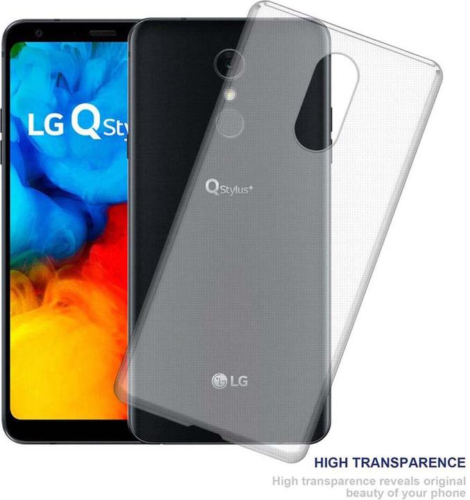 Actual product image Cadorabo TPU Ultra Slim AIR Cover (LG Q Stylus)