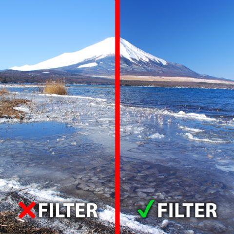 Actual product image Marumi The moment, more vivid. (77 mm, Polarizing filter, 77 mm)
