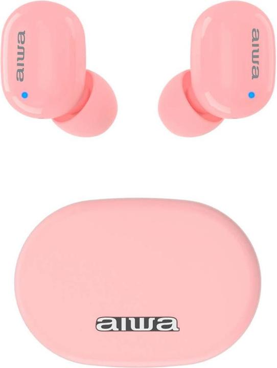 Produktbild Aiwa EBTW-150PK Kopfhörer & Headset Kabellos im Ohr Calls/Music Bluetooth Pink (3 h, Kabellos)