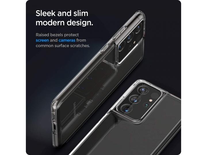 Immagine prodotto Screenguard Custodia trasparente in TPU ultra flessibile per Samsung Galaxy S21 (Samsung Galaxy S21 Ultra)