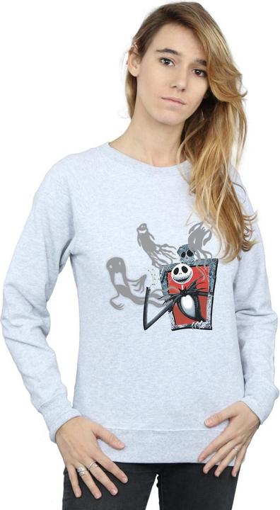 Actual product image Disney Womens/Ladies Nightmare Before Christmas Ghosts Of Jack Sweatshirt (S)