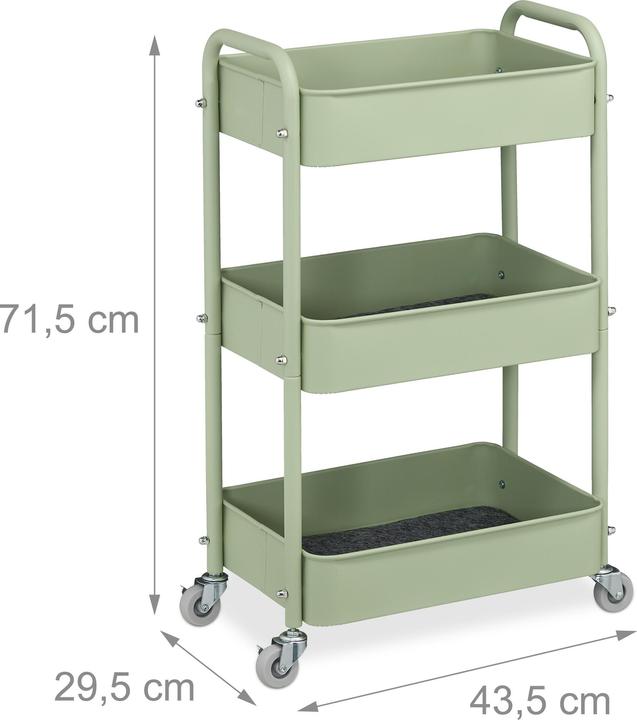 Actual product image Relaxdays Rollwagen