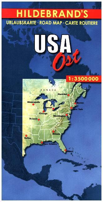 Produktbild USA Ost 1 : 3 500 000