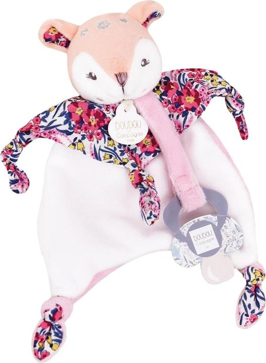 Produktbild Doudou et Compagnie Rehkitz Schmusetuch mit Schnullerhalter, 20cm
