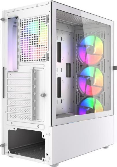 Actual product image Gembird PC case Midi Tower Fornax 4300 ATX white (ATX)