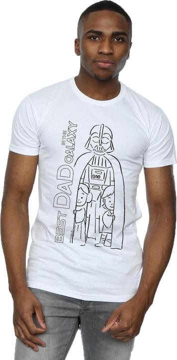 Actual product image Star Wars Mens Best Dad In The Galaxy T-Shirt (XL)