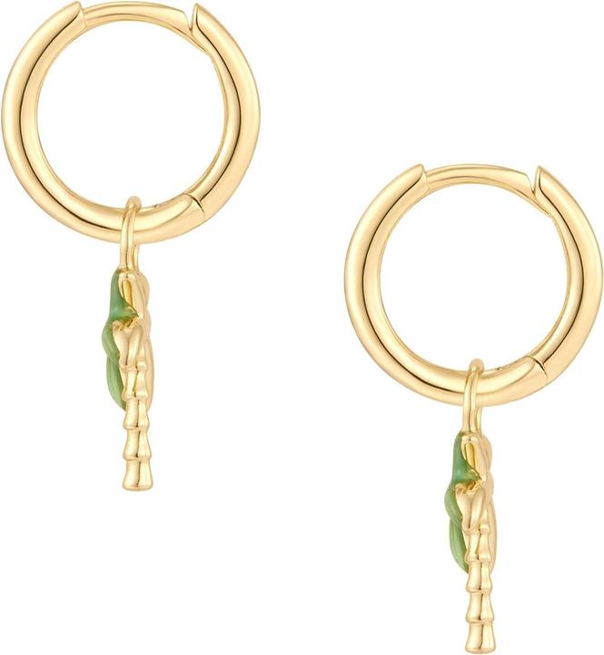 Actual product image Glanzstücke München Ladies earrings palm tree - 35880 (Sterling Silver)