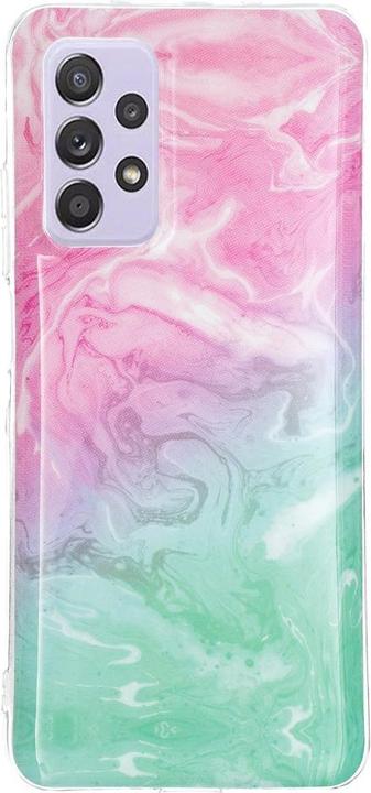 Produktbild Cover-Discount Galaxy A52 - Softes Silikon Gummi Case pink Marble (Samsung Galaxy A52s 5G, Samsung Galaxy A52 5G, Samsung Galaxy A52)