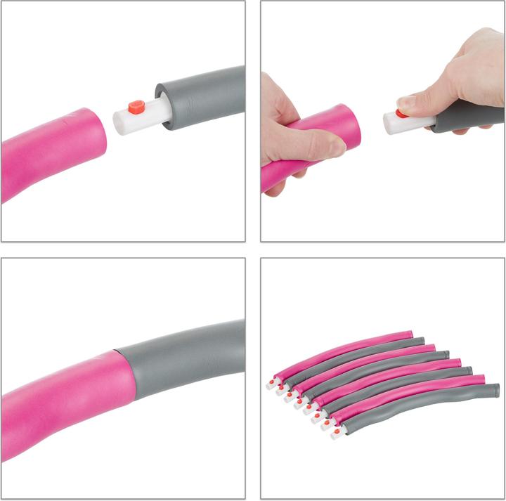 Produktbild Relaxdays Hula-Hoop-Reifen (88 cm, 900 g)