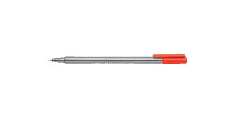 Actual product image Staedtler 334 Fineliner triplus neon red (Neon red, 1 x)