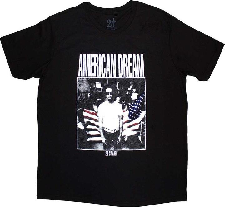 Immagine prodotto 21 Savage American Dream Maglietta Adulto Unisex (S)