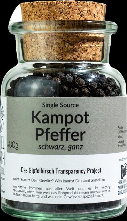 Actual product image Gipfelhirsch Kampot Pfeffer (80 g)