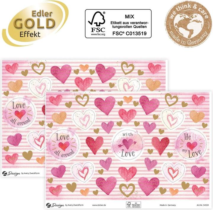 Actual product image Avery Motif sticker